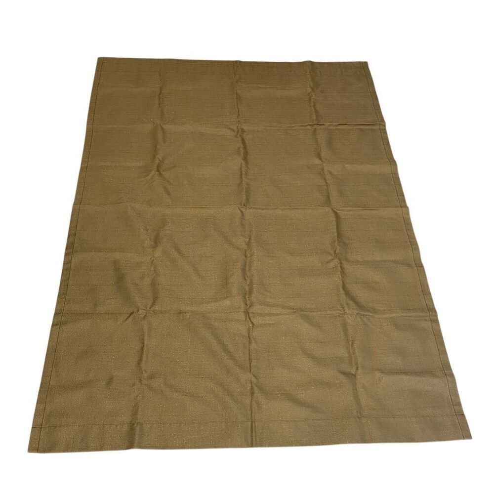 Ellery Homestyles Gold Metallic Decorative Panel Tablecloth 64.5x42 Home Decor